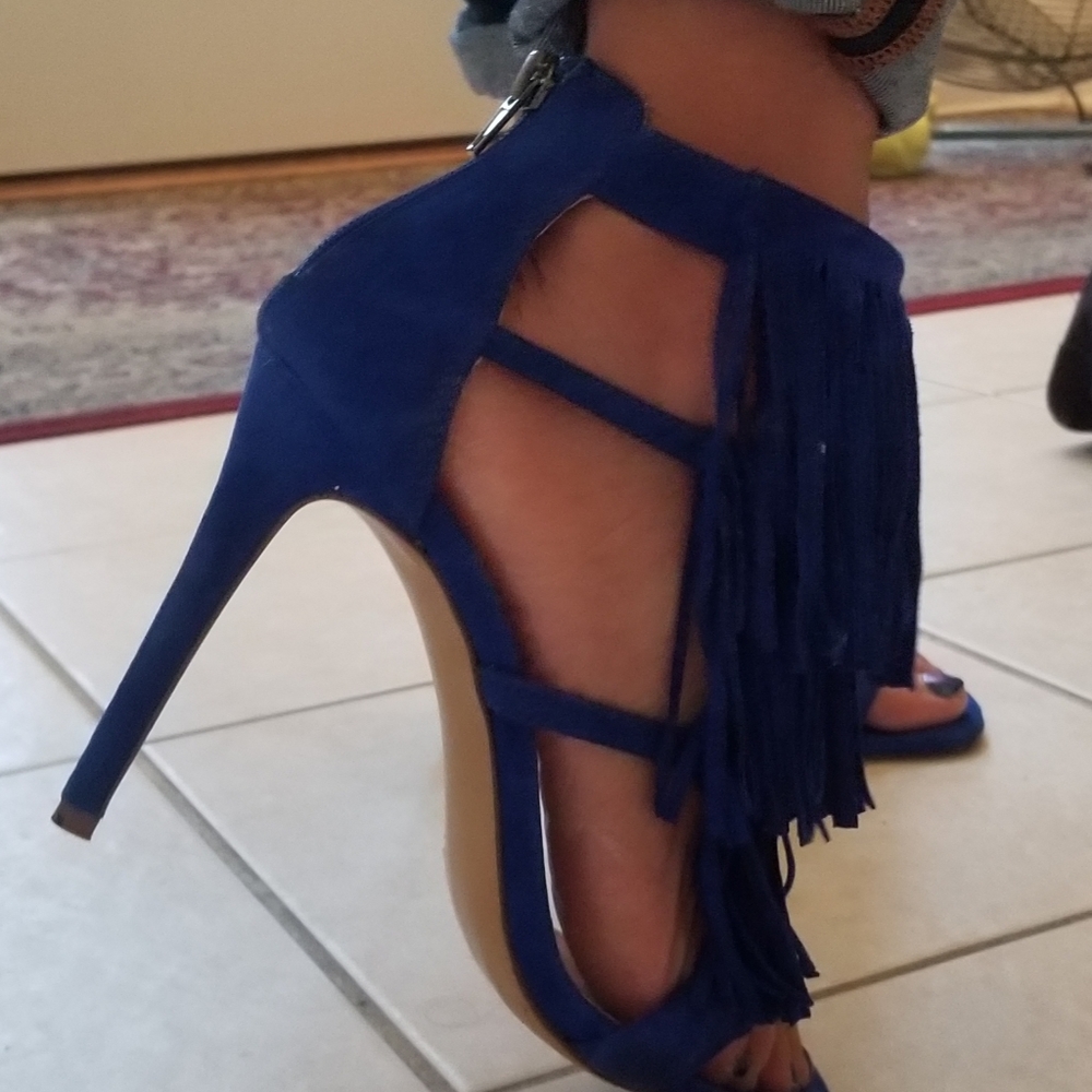 Steve Madden Vibrant Blue Fun Sandals